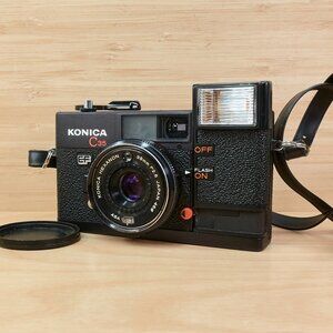 Vintage Konica C35 / 35mm Rangefinder Film Camera / Hexanon 38mm f/2.8 / Japan /